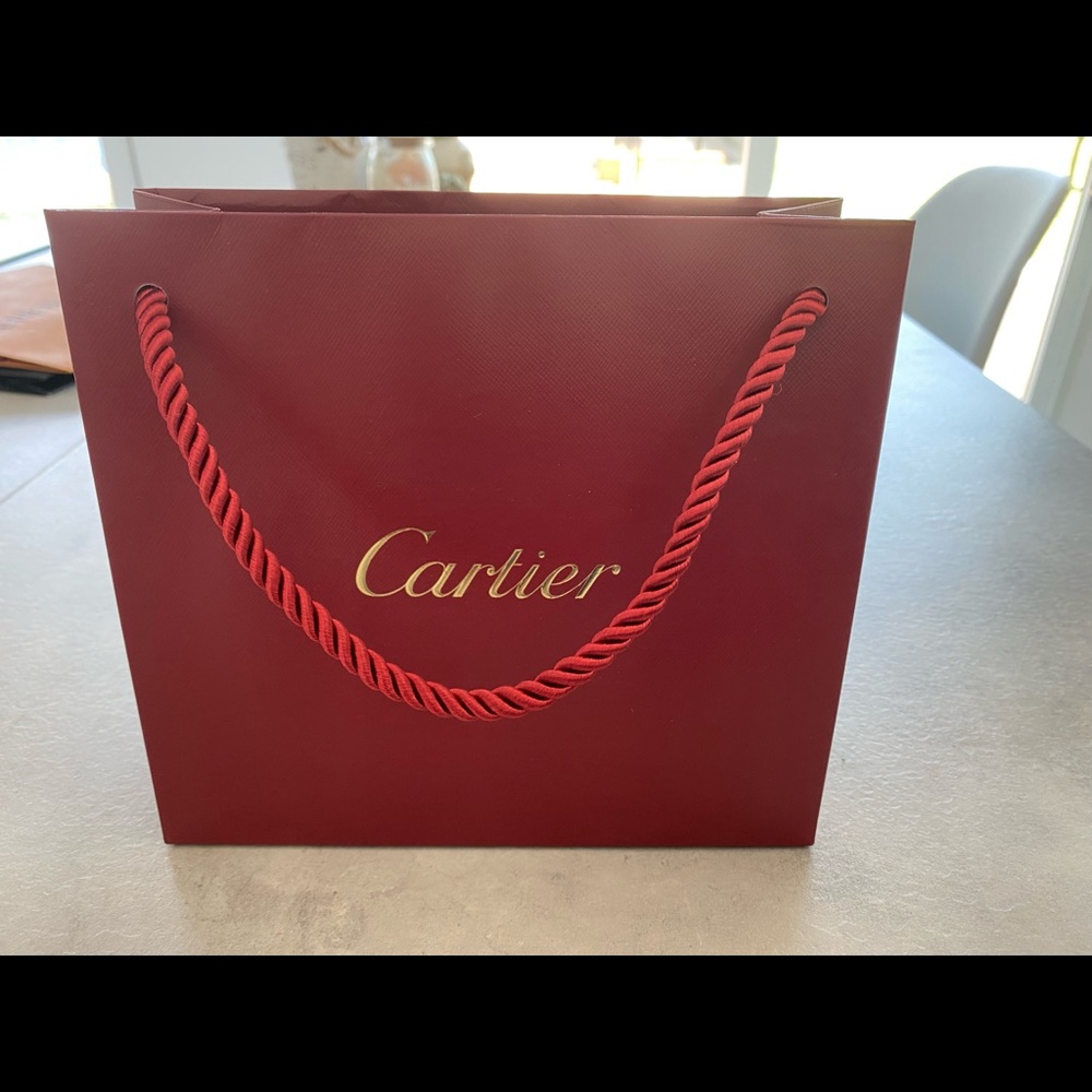 Cartier shopping bag